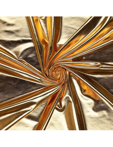 Tessuto lamé elasticizzato - Oro