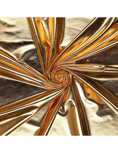 Tessuto lamé elasticizzato - Oro
