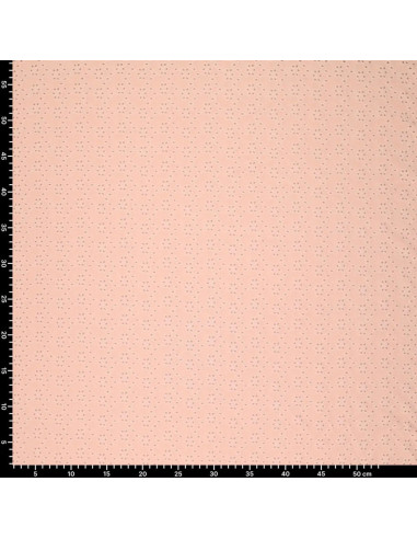 Tessuto ricamato inglese elasticizzato - Rosa antico