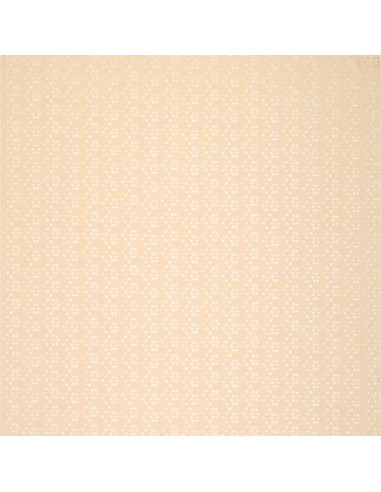 Tessuto ricamato inglese elasticizzato - Beige chiaro