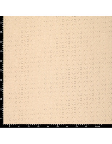 Tessuto ricamato inglese elasticizzato - Beige chiaro