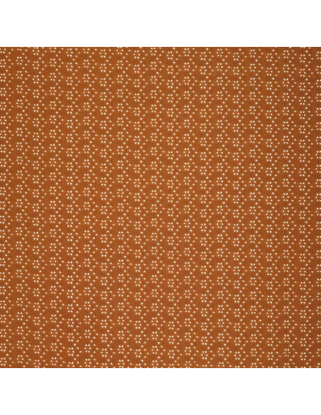 Tessuto ricamato inglese elasticizzato - Nocciola