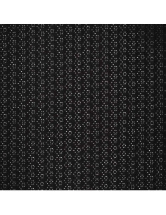 Tessuto ricamato inglese elasticizzato - Nero 2
