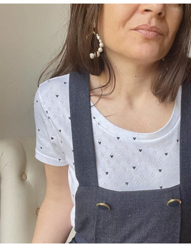 Modello di top Poppy - Clématisse Pattern