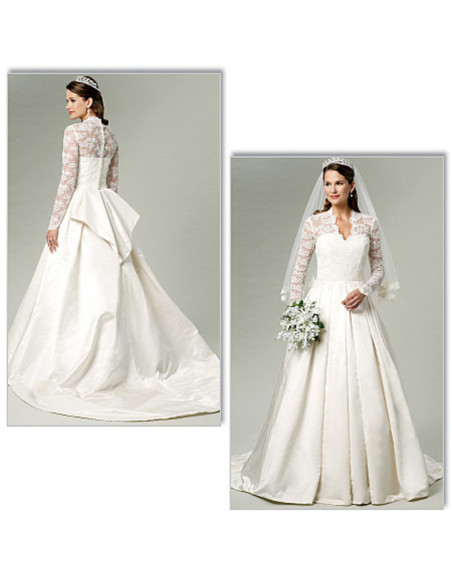 Modello di abito da sposa - Butterick 5731