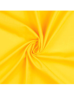 Tessuto cotone cretonne tinta unita - Giallo
