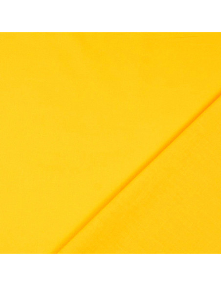 Tessuto cotone cretonne tinta unita - Giallo