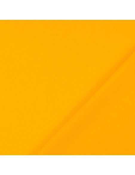 Tessuto cotone cretonne tinta unita - Giallo zafferano