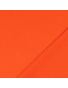 Tessuto cotone cretonne tinta unita - Arancione 2