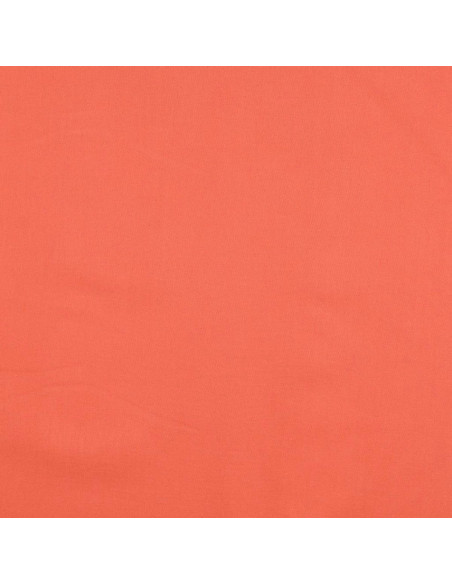 Tessuto cotone cretonne tinta unita - Arancione carota