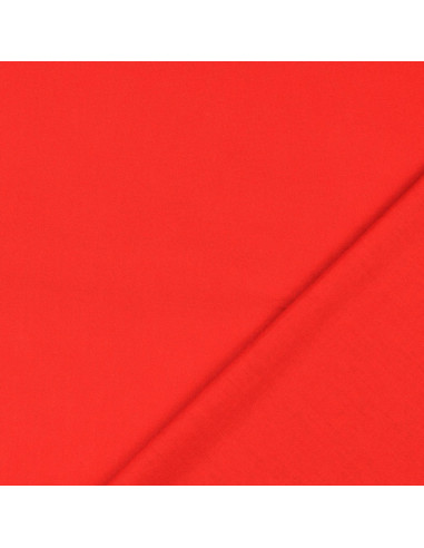Tessuto cotone cretonne unito - Rosso