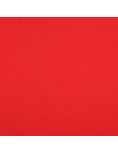 Tessuto cotone cretonne unito - Rosso papavero