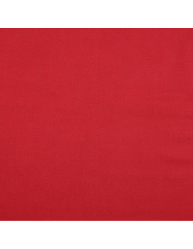 Tessuto cotone cretonne unito - Rosso scuro