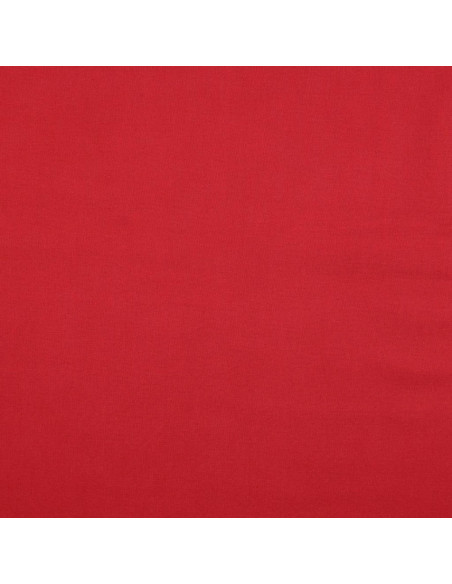 Tessuto cotone cretonne unito - Rosso scuro