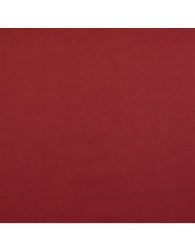 Tessuto cotone cretonne tinta unita - Bordeaux