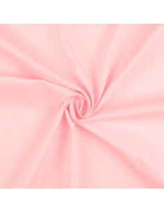 Tessuto cotone cretonne unito - Rosa chiaro