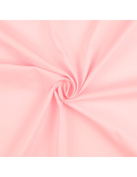 Tessuto cotone cretonne unito - Rosa chiaro