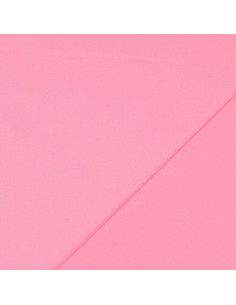 Tessuto cotone cretonne tinta unita - Rosa 2