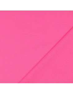 Tessuto cotone cretonne tinta unita - Rosa vivo 2