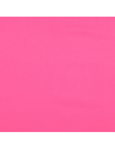 Tessuto cotone cretonne tinta unita - Rosa vivo