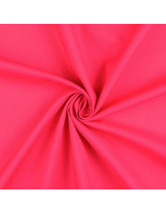 Tessuto cotone cretonne tinta unita - Fucsia