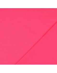 Tessuto cotone cretonne tinta unita - Fucsia 2
