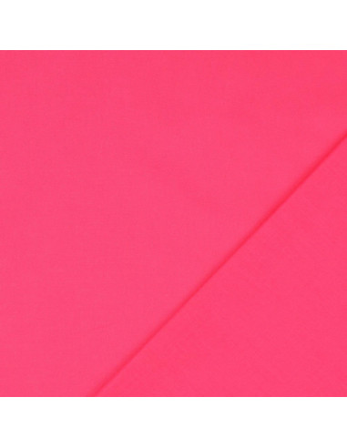 Tessuto cotone cretonne tinta unita - Fucsia