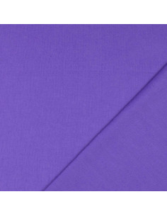 Tessuto cotone cretonne tinta unita - Viola Ametista 2