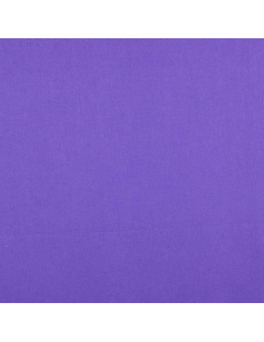 Tessuto cotone cretonne tinta unita - Viola Ametista