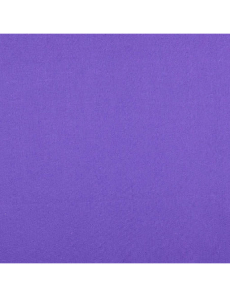 Tessuto cotone cretonne tinta unita - Viola Ametista