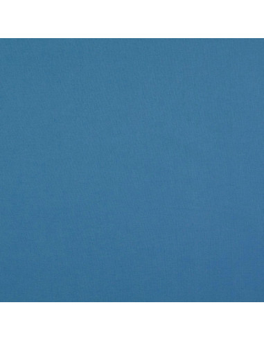 Tessuto cotone cretonne tinta unita - Blu grigio