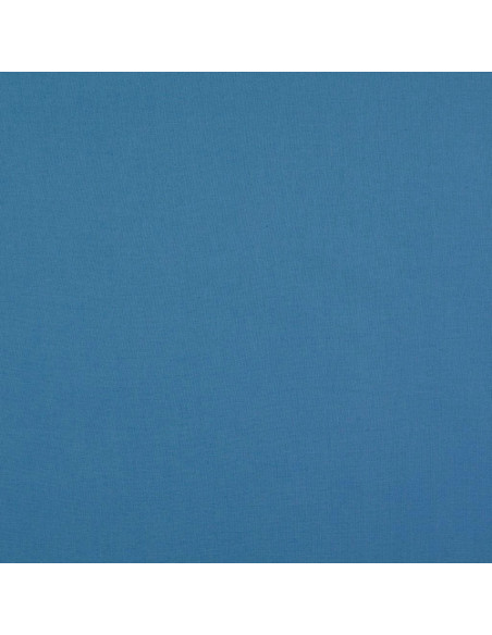 Tessuto cotone cretonne tinta unita - Blu grigio