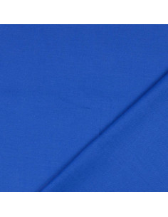 Tessuto cotone cretonne tinta unita - Blu reale 2
