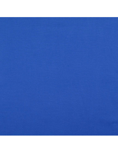 Tessuto cotone cretonne tinta unita - Blu reale