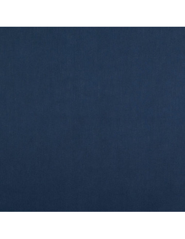 Tessuto cotone cretonne tinta unita - Blu marino
