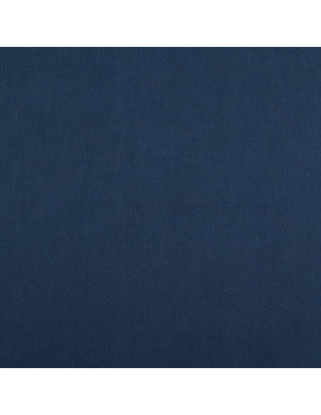 Tessuto cotone cretonne tinta unita - Blu marino