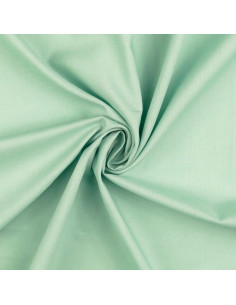 Tessuto cotone cretonne tinta unita - Verde menta