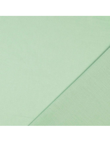 Tessuto cotone cretonne tinta unita - Verde menta