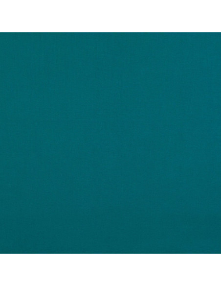 Tessuto cotone cretonne tinta unita - Blu petrolio