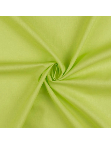 Tessuto cotone cretonne tinta unita - Verde prato