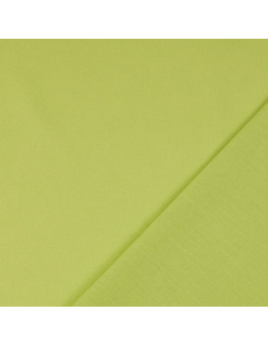 Tessuto cotone cretonne tinta unita - Verde prato