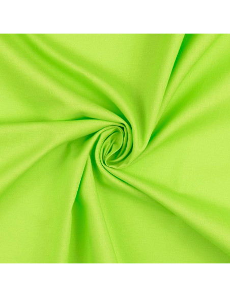 Tessuto cotone cretonne tinta unita - Verde mela