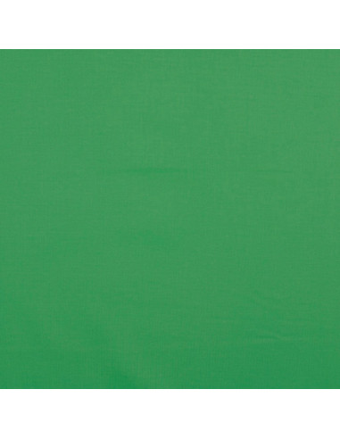 Tessuto cotone cretonne tinta unita - Verde prato