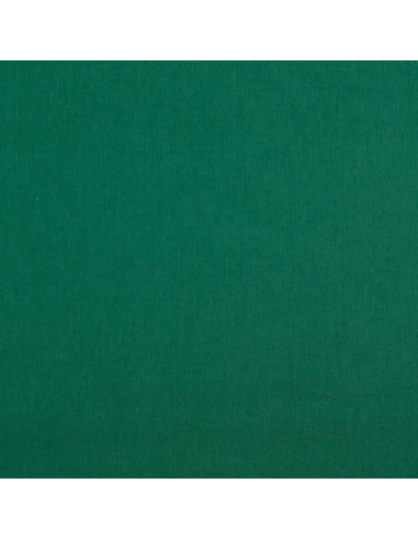 Tessuto cotone cretonne tinta unita - Verde scuro