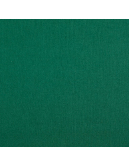 Tessuto cotone cretonne tinta unita - Verde scuro