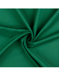Tessuto cotone cretonne tinta unita - Verde abete