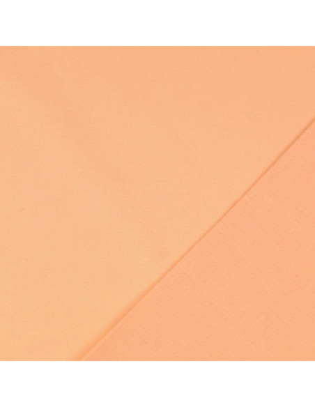 Tessuto cotone cretonne tinta unita - Sabbia rosa