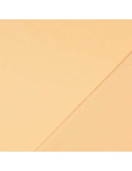 Tessuto cotone cretonne tinta unita - Sabbia