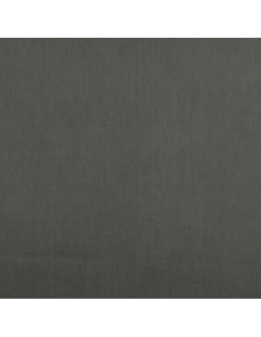 Tessuto cotone cretonne unito - Grigio antracite