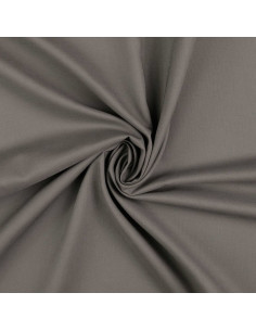 Tessuto cotone cretonne tinta unita - Grigio piombo